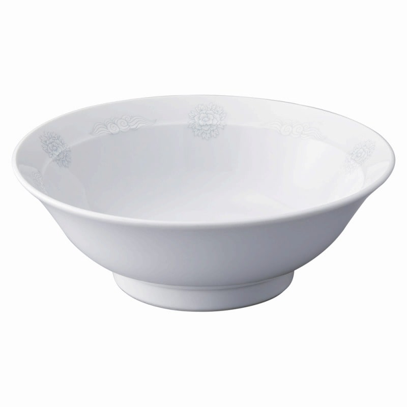 金正陶器 白盛鳳凰 8.0高台丼 1個(ご注文単位1個)【直送品】