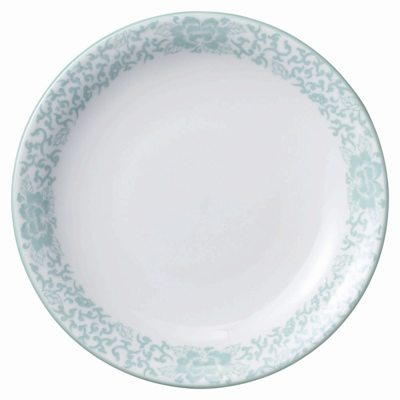 金正陶器 ヒスイぼたん 9吋丸皿 1個(ご注文単位1個)【直送品】