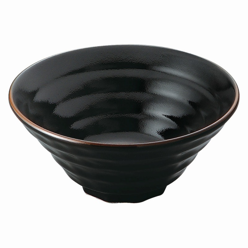 金正陶器 柚子黒天目 鳴門6.5反丼 1個(ご注文単位1個)【直送品】