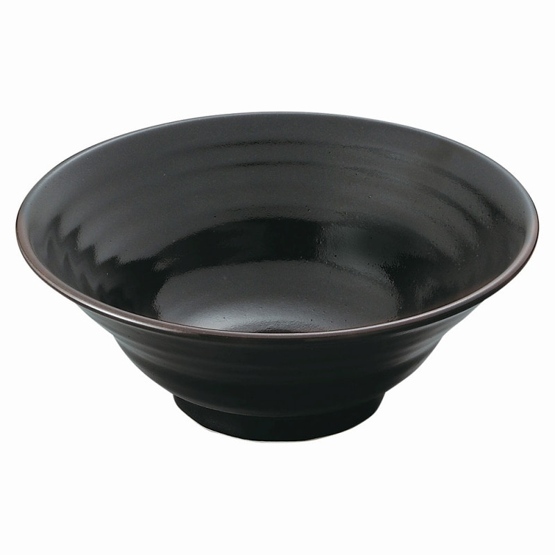 金正陶器 柚子黒天目 六兵衛7.0丼 1個(ご注文単位1個)【直送品】