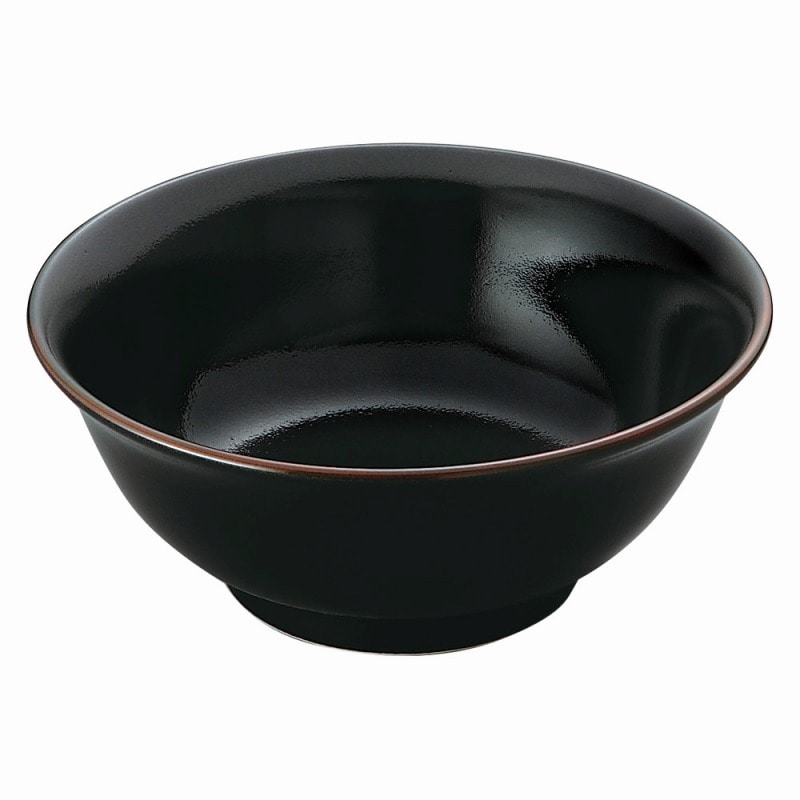 金正陶器 柚子黒天目 6.3高台丼 1個(ご注文単位1個)【直送品】