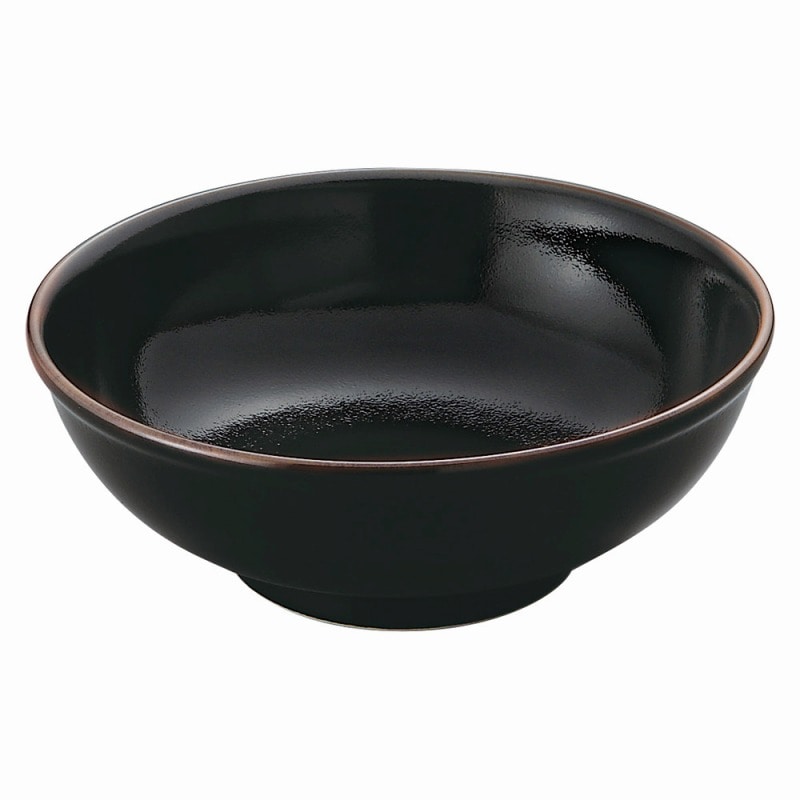 金正陶器 柚子黒天目 6.0玉丼 1個(ご注文単位1個)【直送品】