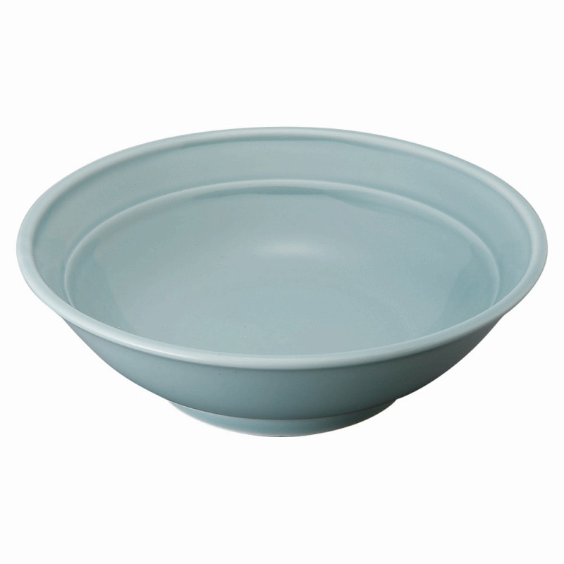 金正陶器 高級青地 8.0浅丼 1個(ご注文単位1個)【直送品】