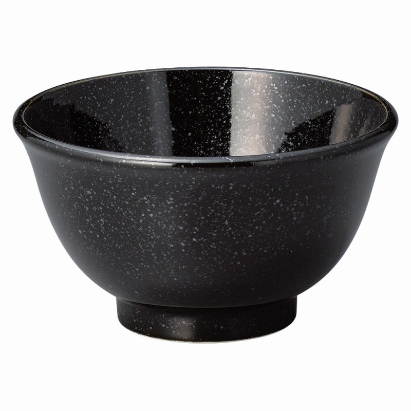 金正陶器 ニューチャイナ 黒反深口5.0丼 1個(ご注文単位1個)【直送品】