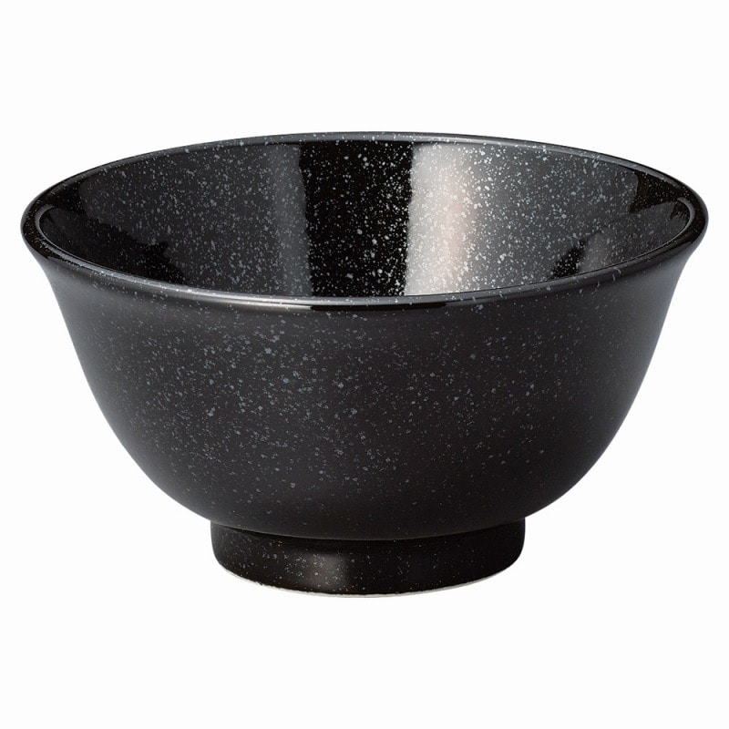 金正陶器 ニューチャイナ 黒反深口5.5丼 1個(ご注文単位1個)【直送品】