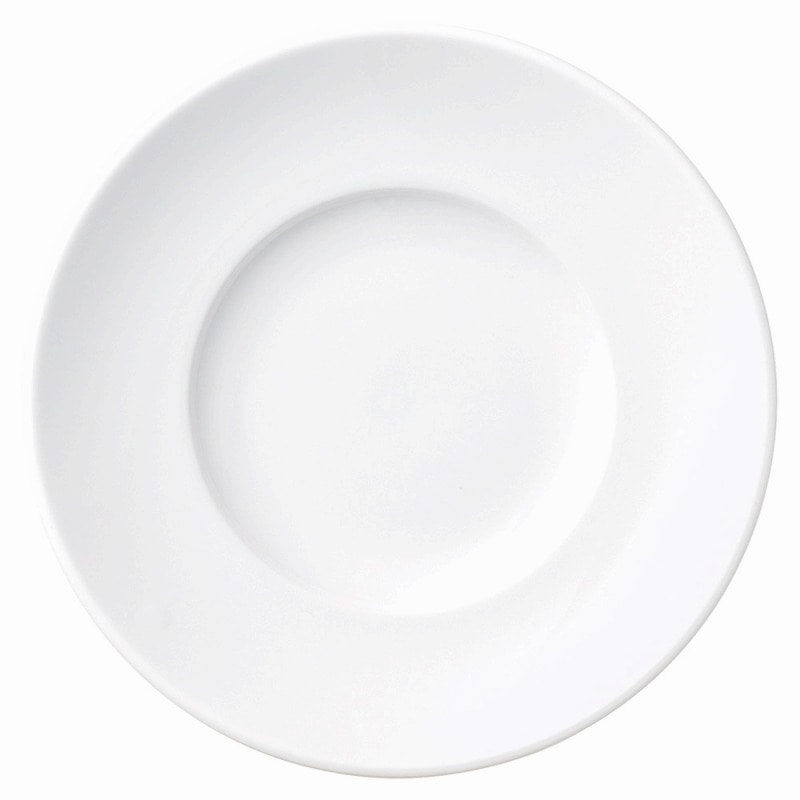 金正陶器 ニューチャイナ 白22cm丼受皿 1個(ご注文単位1個)【直送品】