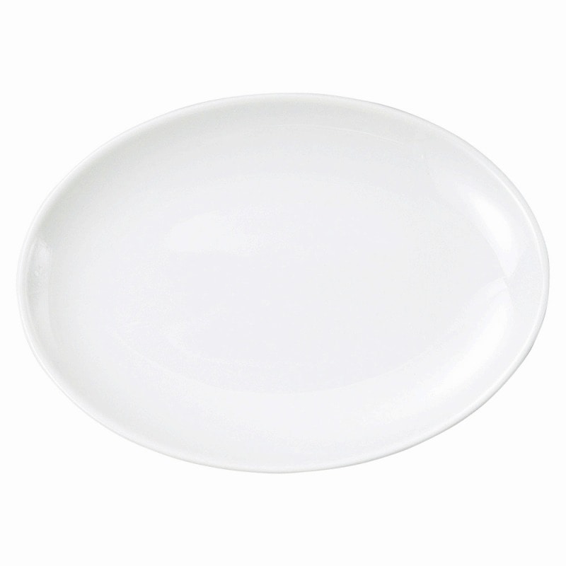 金正陶器 白中華　白玉渕8吋メタプラター 1個（ご注文単位1個）【直送品】