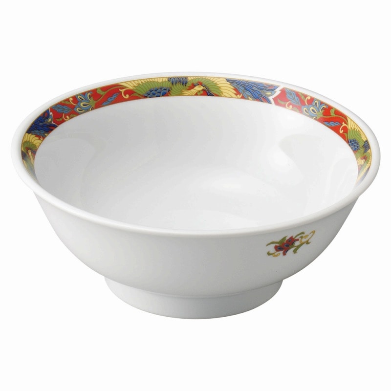 金正陶器 紅鳳凰 6.8反高台丼 1個(ご注文単位1個)【直送品】