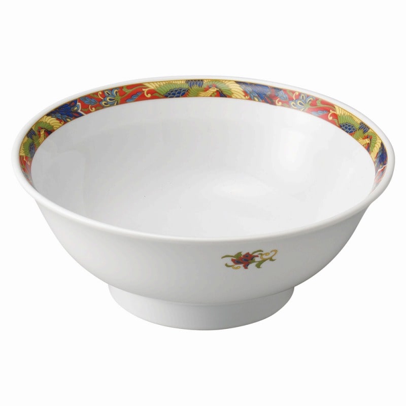 金正陶器 紅鳳凰 7.5反高台丼 1個(ご注文単位1個)【直送品】