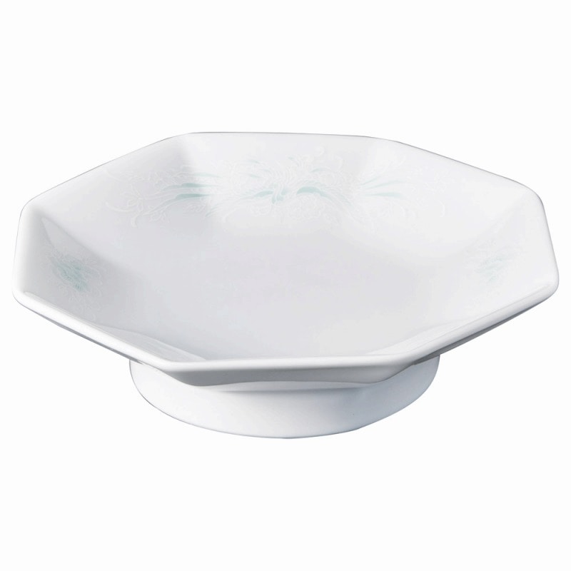 金正陶器 強化磁器 スーパーチャイナ翠唐鳳 7 1/2吋八角高台皿 1個(ご注文単位1個)【直送品】