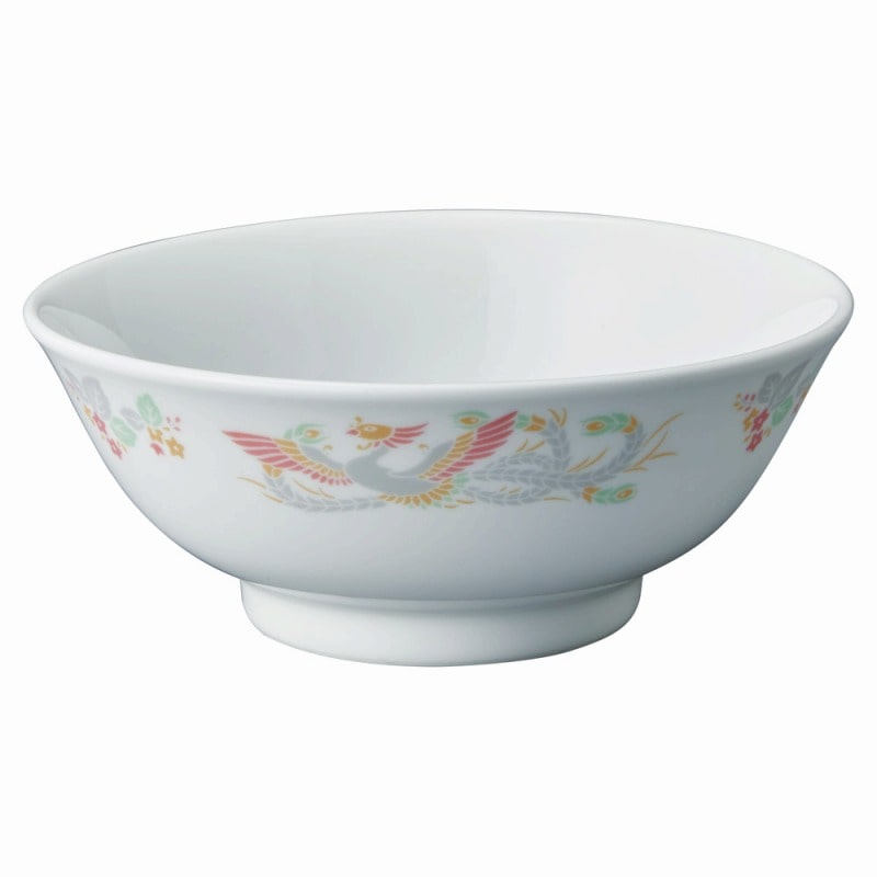 金正陶器 強化磁器 紅鳳華 7 1/2反高台丼 1個(ご注文単位1個)【直送品】