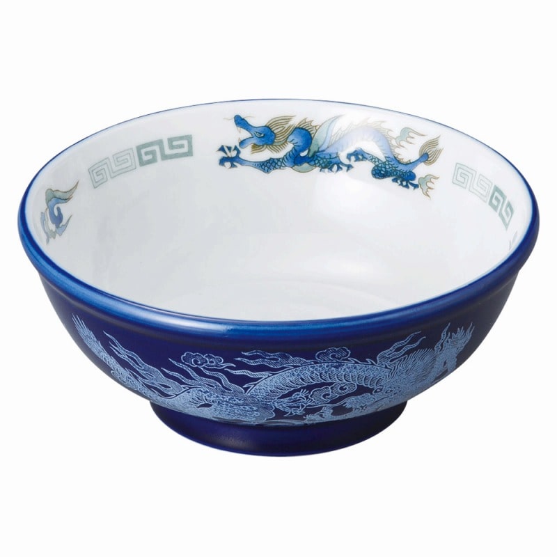 金正陶器 ルリ白竜 ミニ6.0玉丼 1個(ご注文単位1個)【直送品】