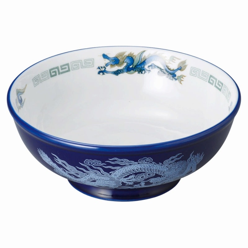 金正陶器 ルリ白竜 6.5玉丼 1個(ご注文単位1個)【直送品】