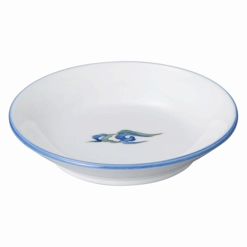 金正陶器 ルリ白竜　4.0丸皿 1個（ご注文単位1個）【直送品】