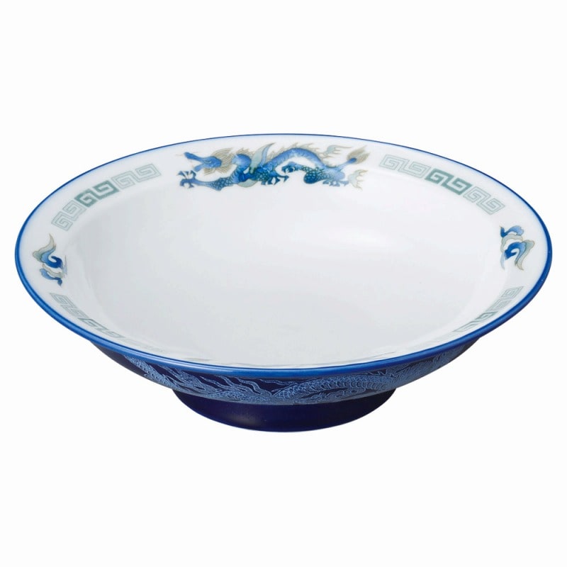 金正陶器 ルリ白竜 7.0高台皿 1個(ご注文単位1個)【直送品】