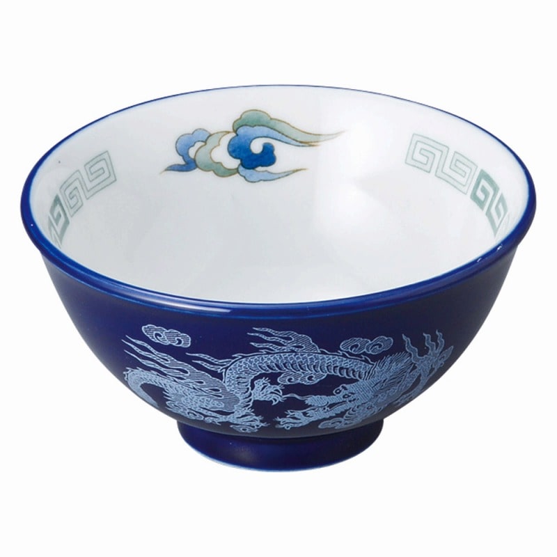金正陶器 ルリ白竜　スープ碗 1個（ご注文単位1個）【直送品】