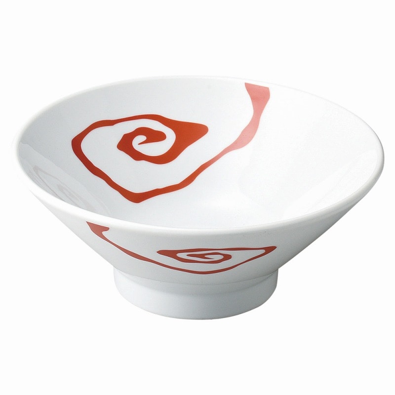 金正陶器 赤雲竜 切立高台7.0丼 1個(ご注文単位1個)【直送品】