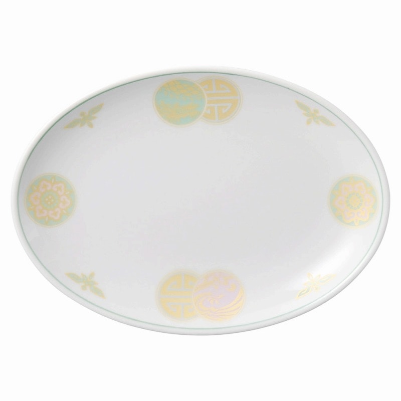 金正陶器 清楽　8吋メタプラター 1個（ご注文単位1個）【直送品】