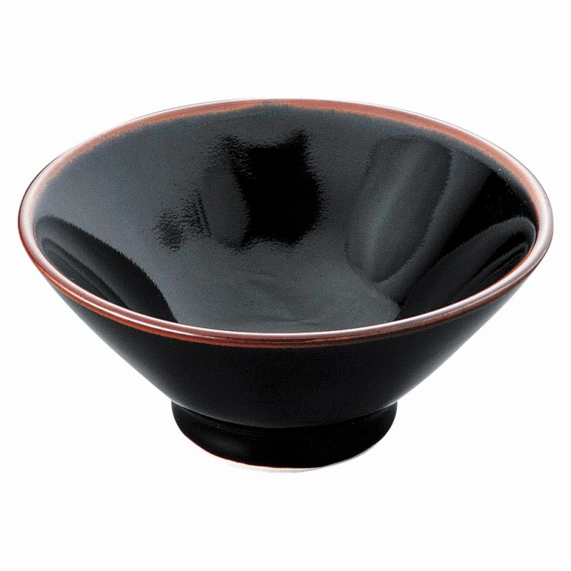 金正陶器 高級うるし天目 ライス丼 1個(ご注文単位1個)【直送品】