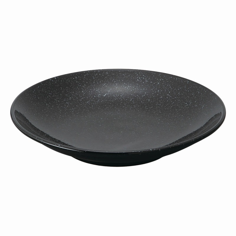 金正陶器 黒21cm深皿 1個(ご注文単位1個)【直送品】