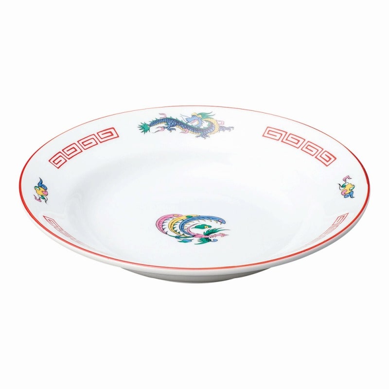 金正陶器 竜鳳 玉渕8吋スープ皿 1個(ご注文単位1個)【直送品】