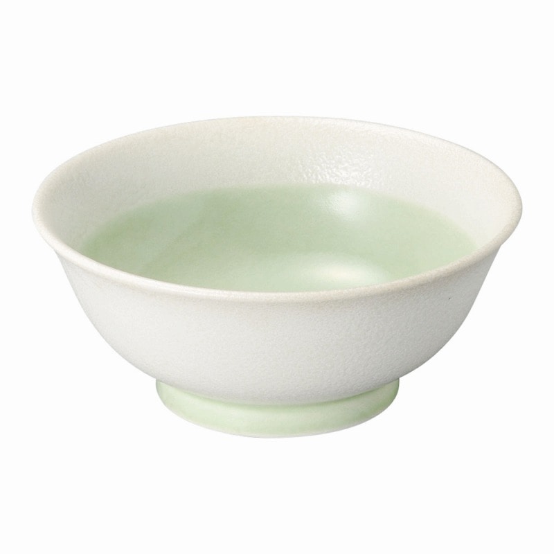 金正陶器 釉彩 (若草) 高台6.5丼 1個(ご注文単位1個)【直送品】
