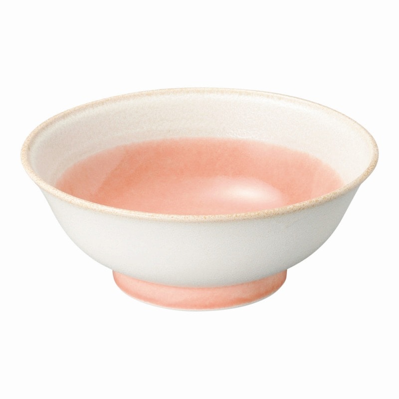 金正陶器 釉彩 (ピンク) 高台7.5丼 1個(ご注文単位1個)【直送品】