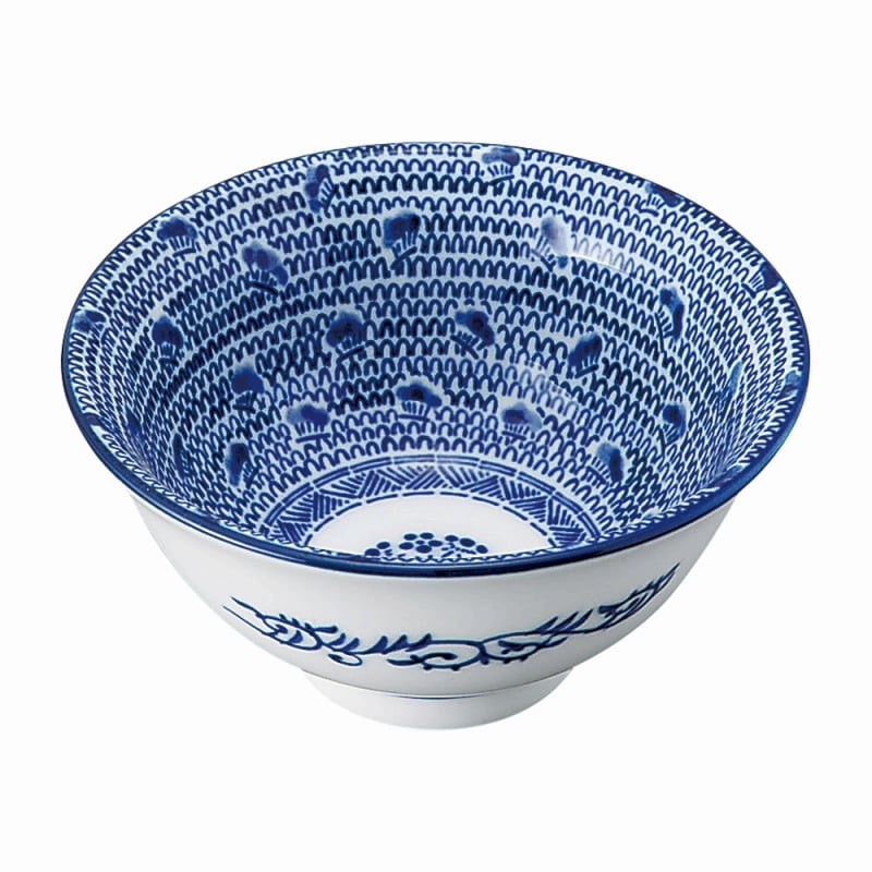 金正陶器 新古代波(タイスキ) スープ碗 1個(ご注文単位1個)【直送品】