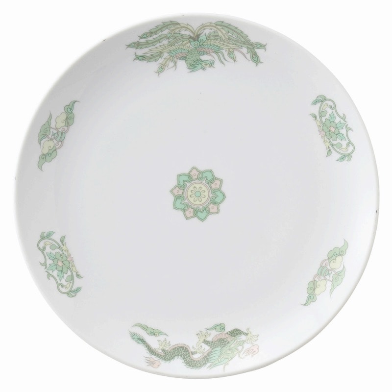 金正陶器 緑鳳竜 9吋メタ皿 1個(ご注文単位1個)【直送品】