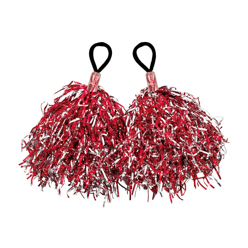 ㈱アーテックハンドフリーポンポン レッドシルバー 1組(ご注文単位1組)【直送品】