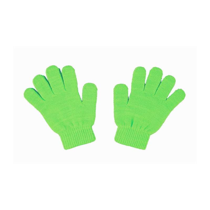㈱アーテックカラーのびのび手袋 蛍光グリーン 1組(ご注文単位1組)【直送品】