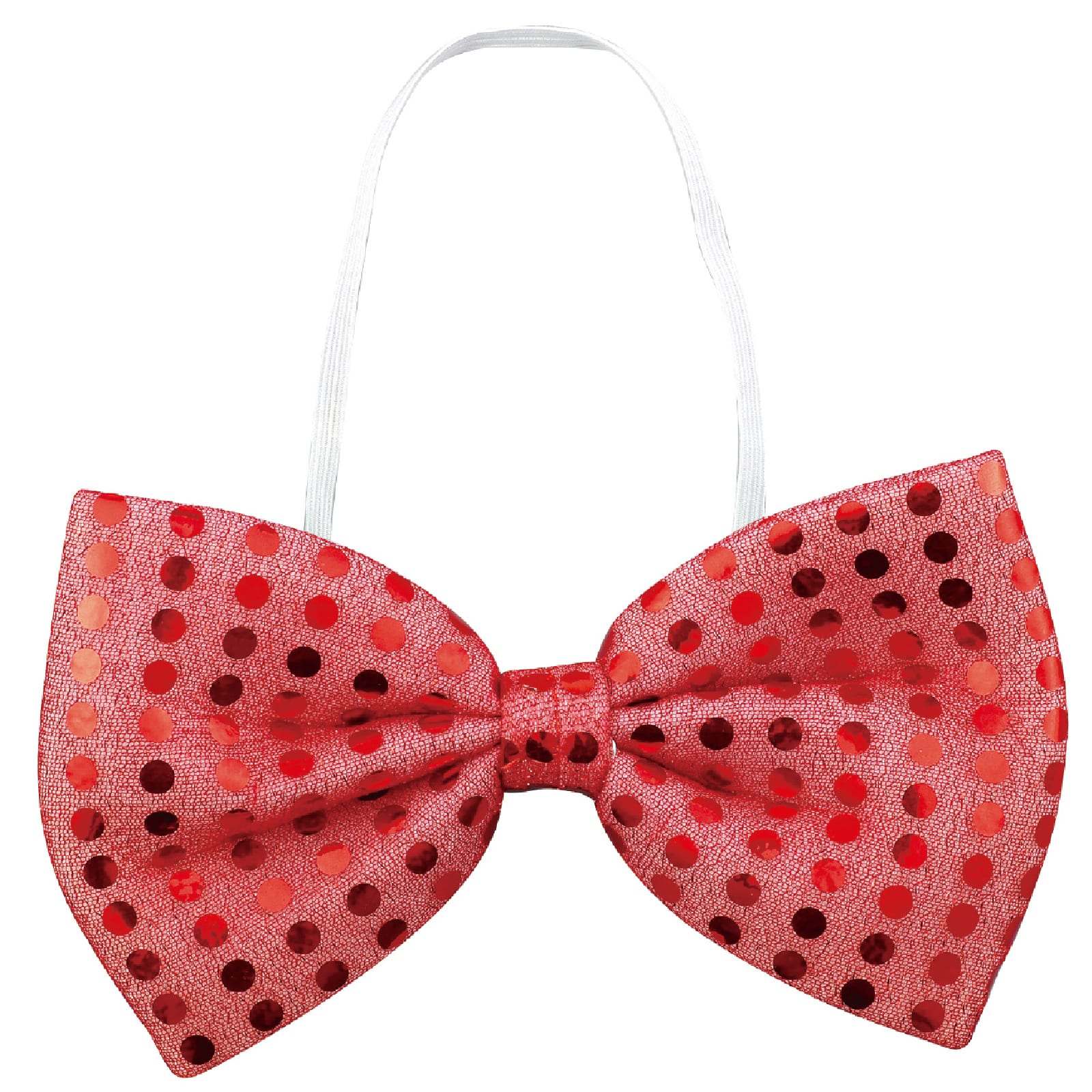 ㈱アーテックキラキラ蝶ネクタイ 赤 1個(ご注文単位1個)【直送品】
