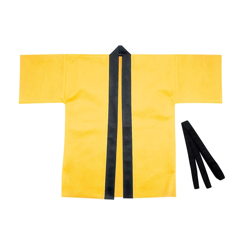 ㈱アーテックカラー不織布ハッピ 園児用 C 黄 1枚(ご注文単位1枚)【直送品】