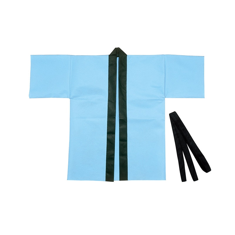 ㈱アーテックカラー不織布ハッピ 子供用 S 水色 1枚(ご注文単位1枚)【直送品】