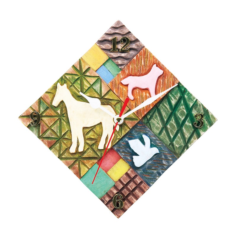 ㈱アーテック木彫時計　ミニ 1個（ご注文単位1個）【直送品】