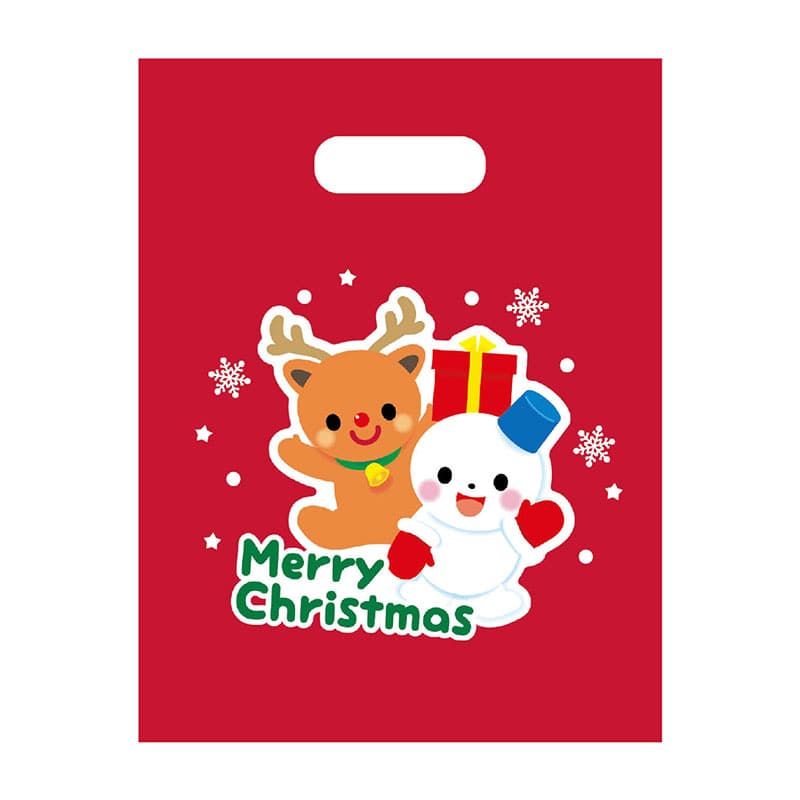 ㈱アーテッククリスマスプレゼント袋　小（マチ無し）100枚 1セット（ご注文単位1セット）【直送品】