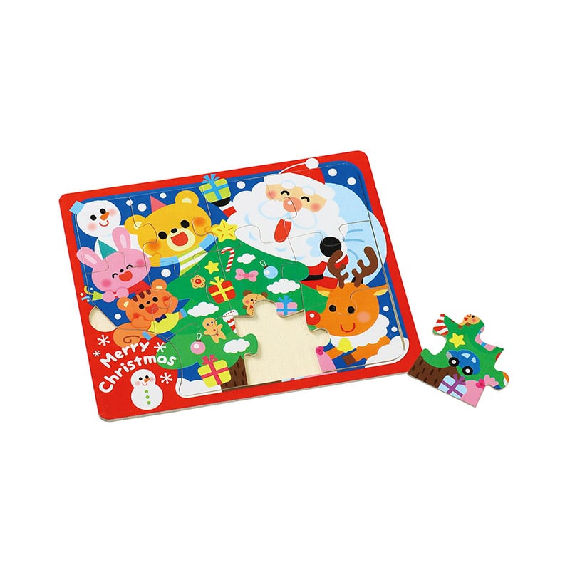 ㈱アーテック木製クリスマスジグソーパズル　クリスマスツリー 1個（ご注文単位1個）【直送品】