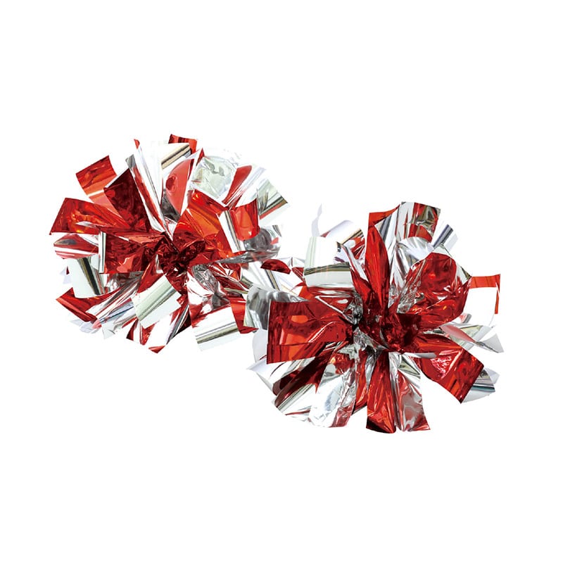 ㈱アーテックハンドフリーチアポンポン レッドシルバー 1組(ご注文単位1組)【直送品】