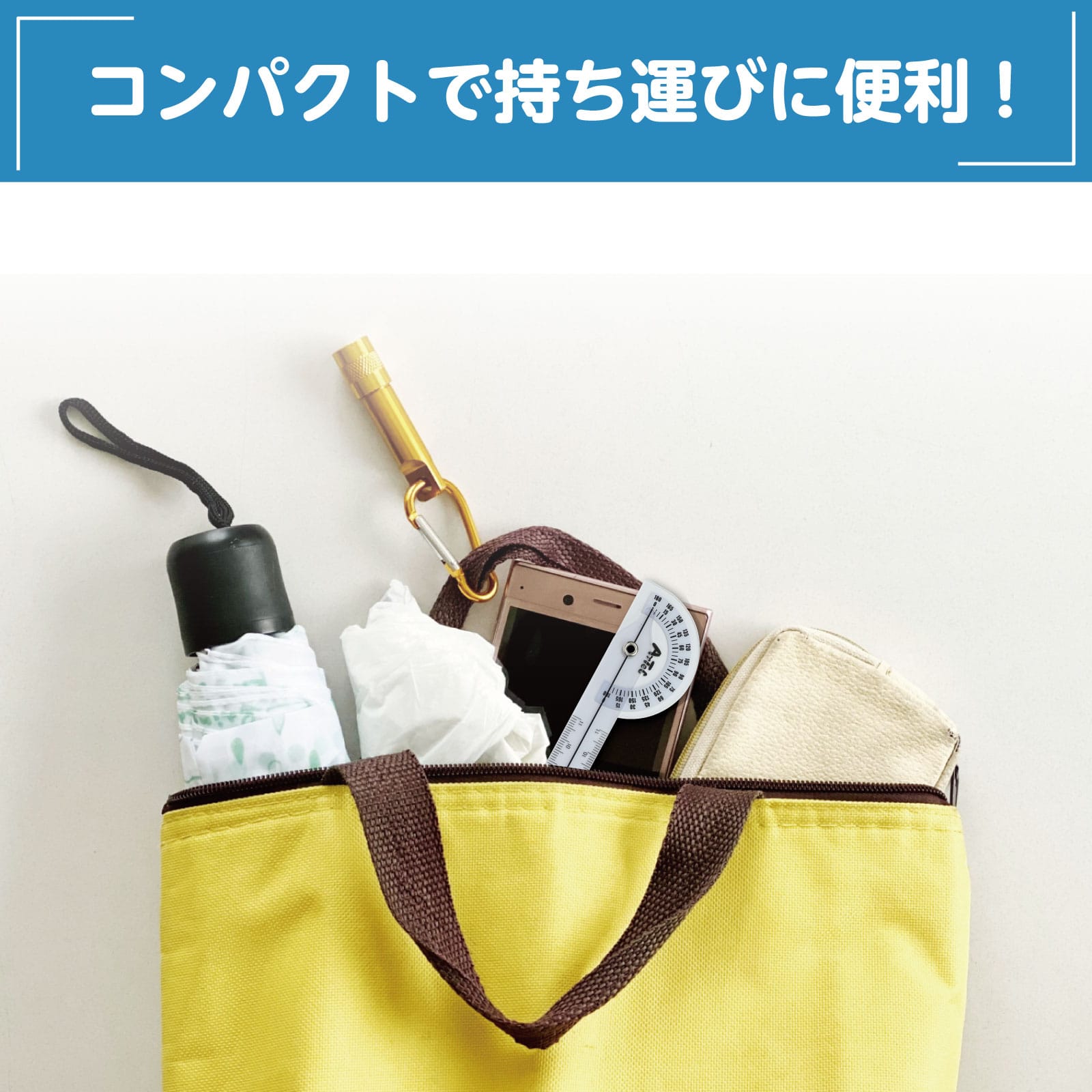 ㈱アーテックゴニオメーター ポケット角度計 1台(ご注文単位1台)【直送品】