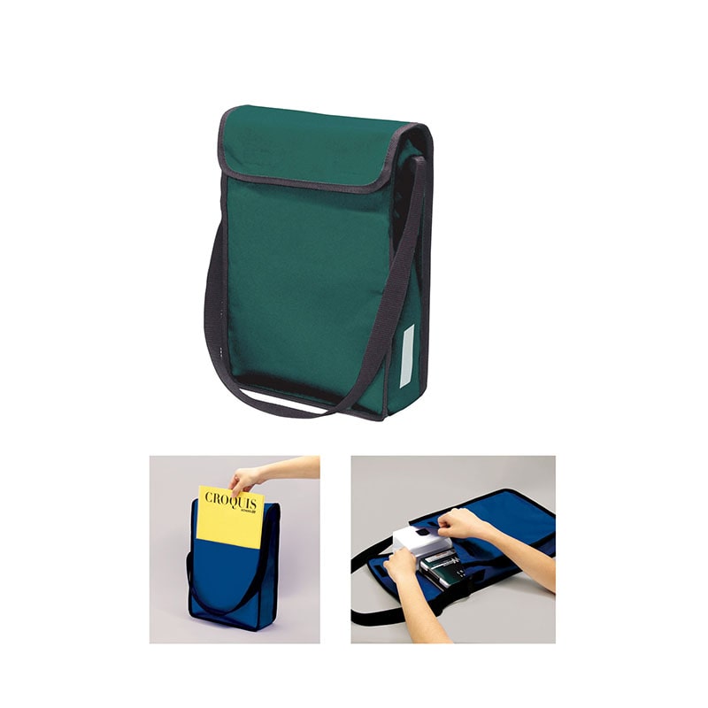 ㈱アーテックA4 ショルダースケッチバッグ 緑 1枚(ご注文単位1枚)【直送品】