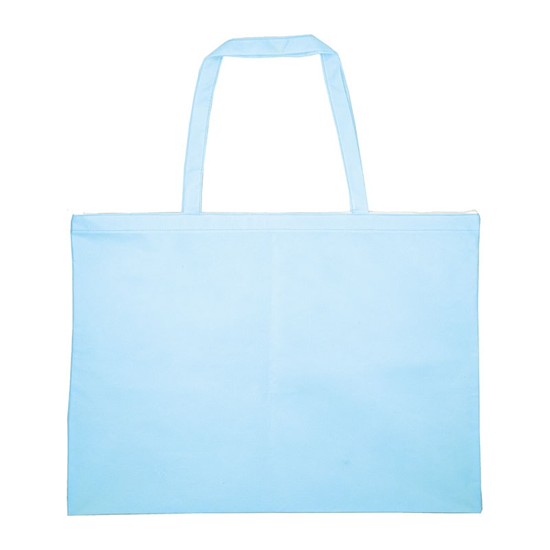 ㈱アーテック作品バック不織布製大　水色（チャック付） 1枚（ご注文単位1枚）【直送品】