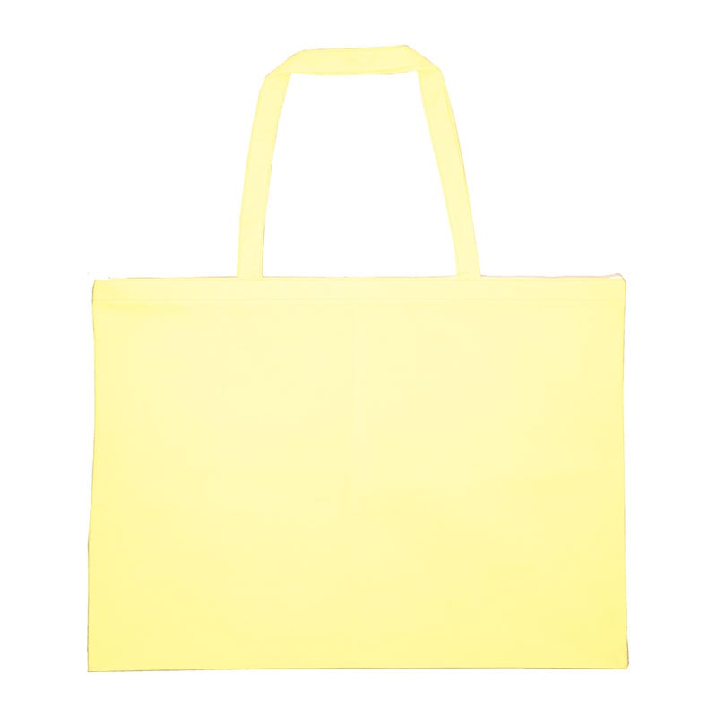 ㈱アーテック作品バック不織布製大　薄黄（チャック付） 1枚（ご注文単位1枚）【直送品】