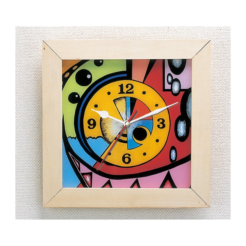 ㈱アーテックアートガラス時計セット 1セット(ご注文単位1セット)【直送品】