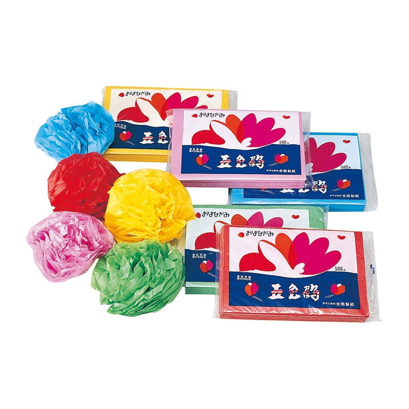 ㈱アーテックおはながみ きいろ 500枚入 248×192mm 1セット(ご注文単位1セット)【直送品】