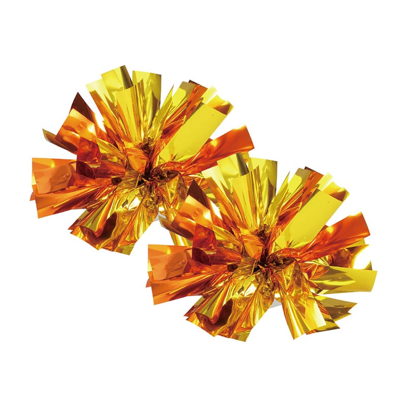 ㈱アーテックハンドフリーチアポンポン ゴールドオレンジ 1組(ご注文単位1組)【直送品】