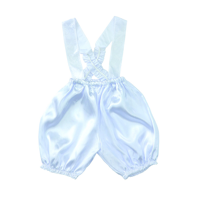 ㈱アーテックソフトサテンサロペット　かぼちゃパンツ　J　白 1枚（ご注文単位1枚）【直送品】