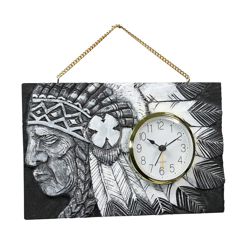 ㈱アーテック黒彫板　丸型時計かべかざり 1個（ご注文単位1個）【直送品】