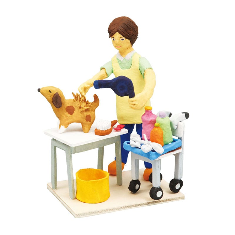 ㈱アーテック机と椅子ジオラマセット 小 ATねんどM付 1セット(ご注文単位1セット)【直送品】