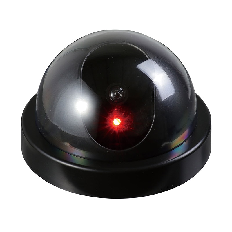 ㈱アーテック防犯ダミーカメラ ドーム型(赤色LED点滅タイプ) 1台(ご注文単位1台)【直送品】