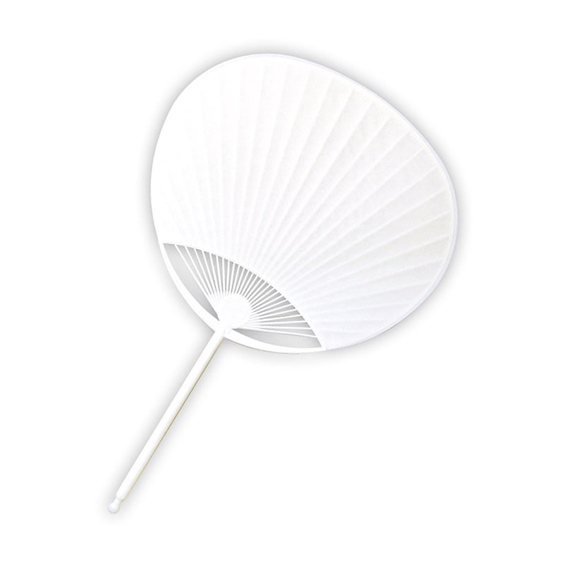 ㈱アーテックうちわ　丸柄　（プラ製） 1本（ご注文単位1本）【直送品】